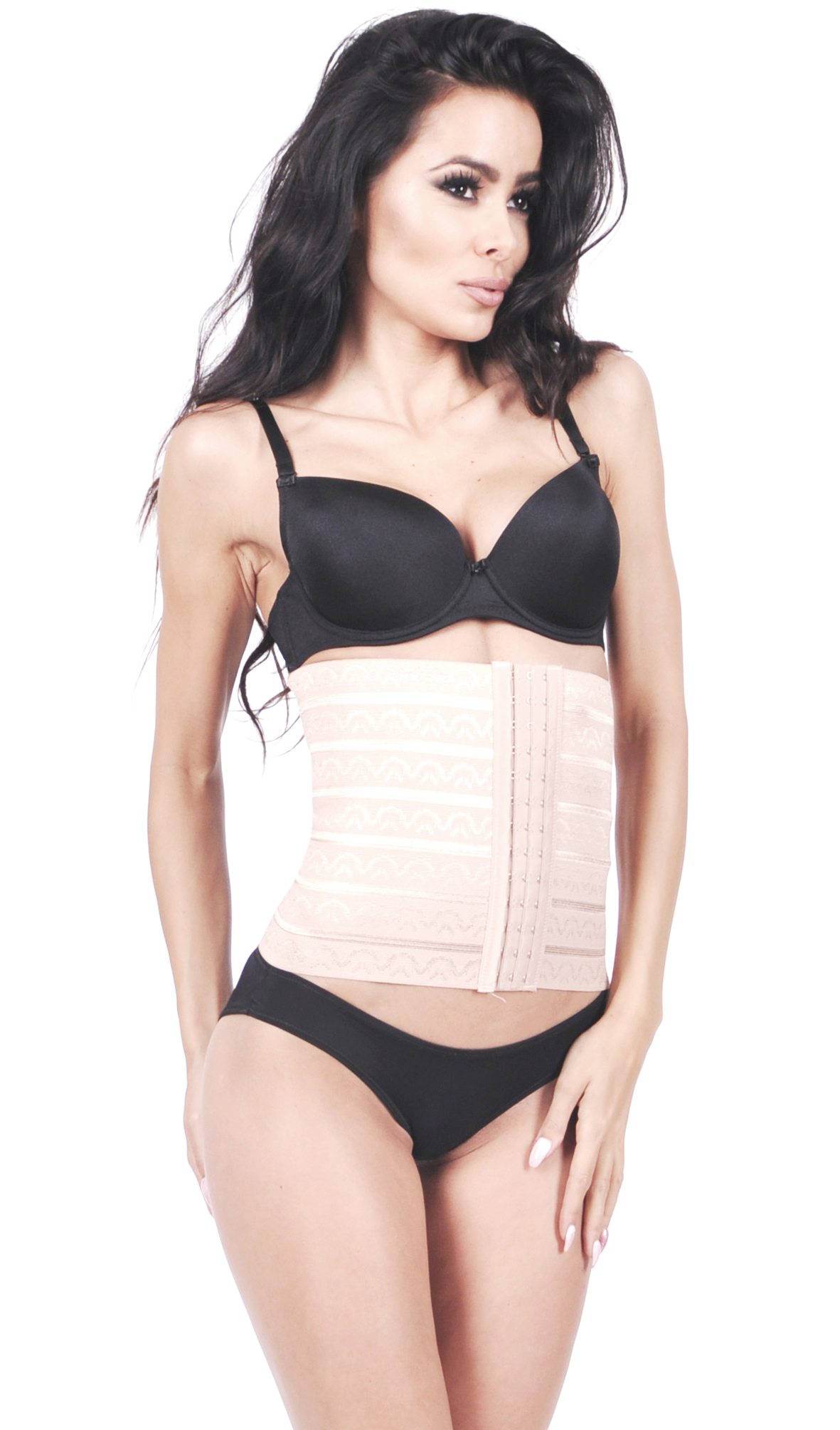 Orirose ®, mocno wyszczuplający brzuch, modelujący talię, nie zastąpiony po porodzie pas wyszczuplający z trzystopniowa regulacja ucisku slim SHAPE control - obrazek 20