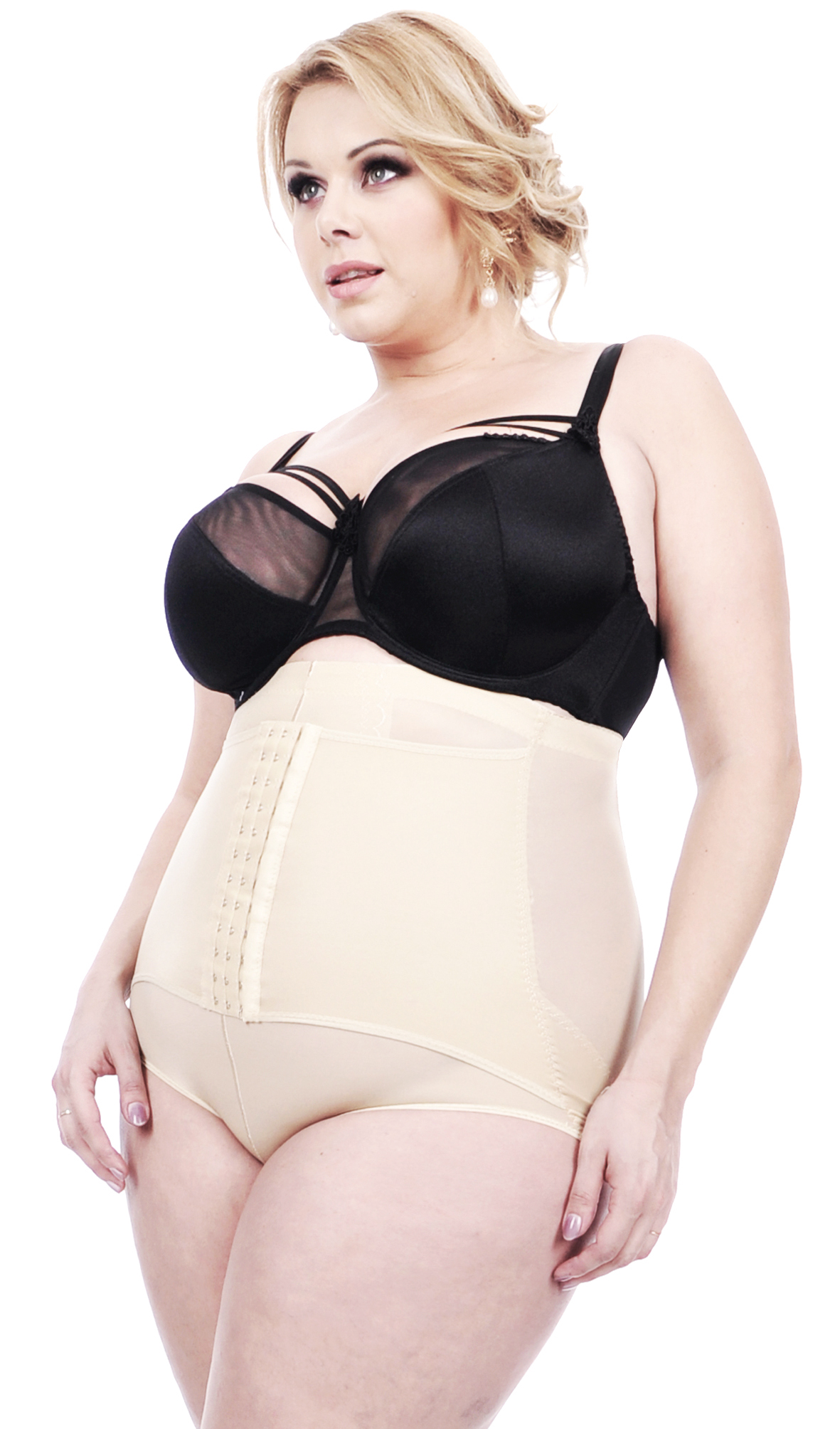 Orirose ® Majtki o wysokim stanie z TRZYSTOPNIOWĄ regulacją ucisku, wygładzające biodra, kształtujące pośladki, niezastąpione po porodzie, modelujące talię, wyszczuplające dolne i górne partie brzucha Push-up HIGH control - obrazek 24