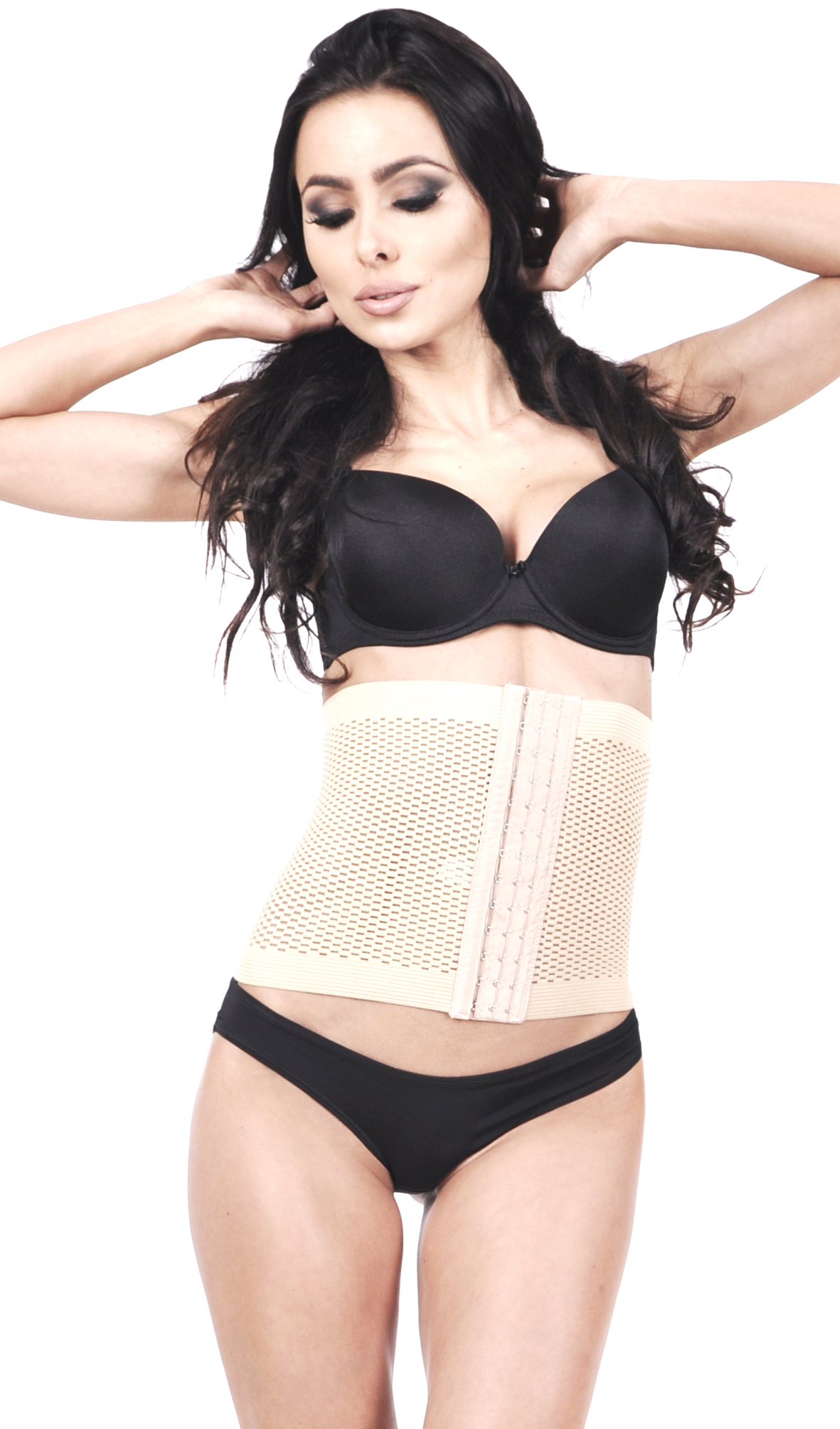 Orirose ®, Wytrzymały, sprężysty i oddychający pas wyszczuplający brzuch, modelujący tali, poporodowy z trzystopniową regulacją ucisku TUMMY belt - obrazek 20