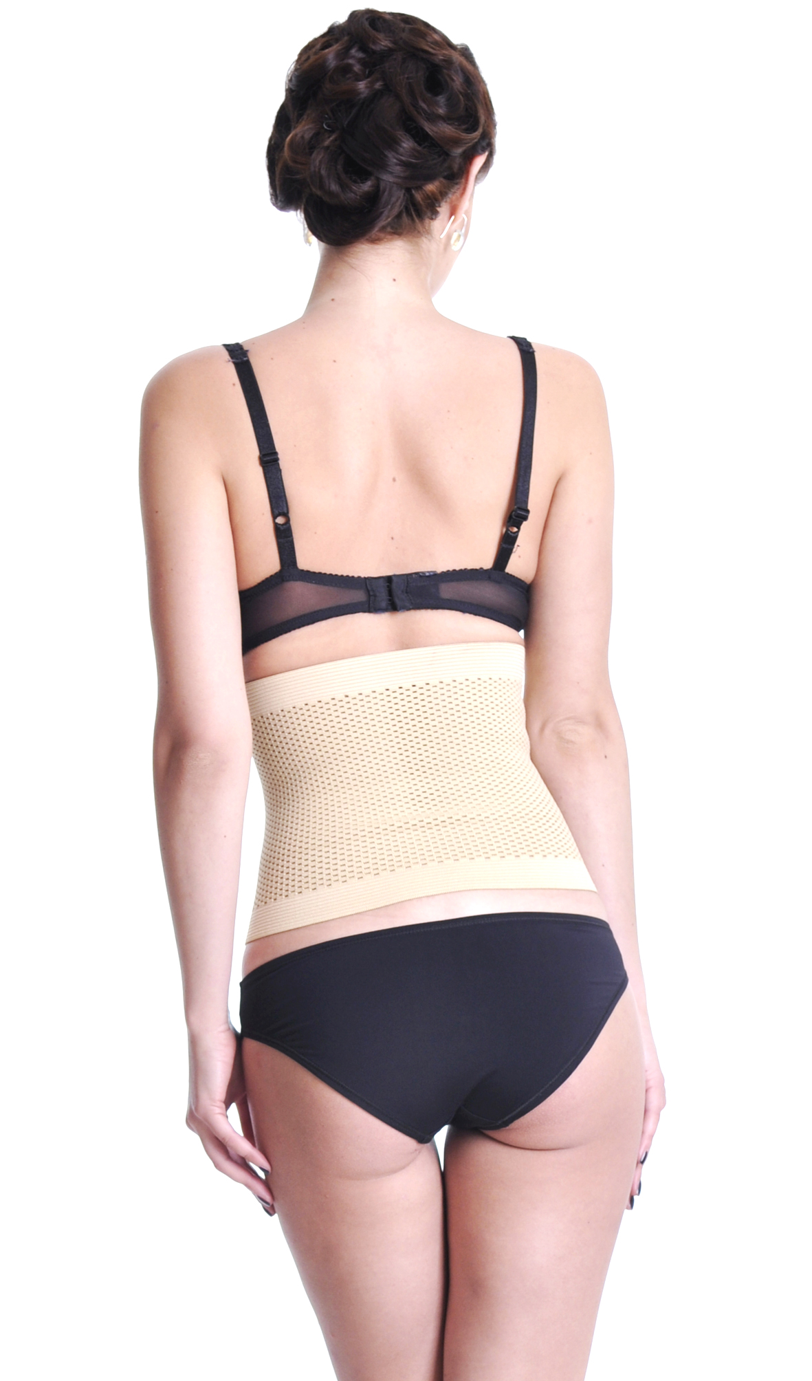 Orirose ®, Wytrzymały, sprężysty i oddychający pas wyszczuplający brzuch, modelujący tali, poporodowy z trzystopniową regulacją ucisku TUMMY belt - obrazek 22