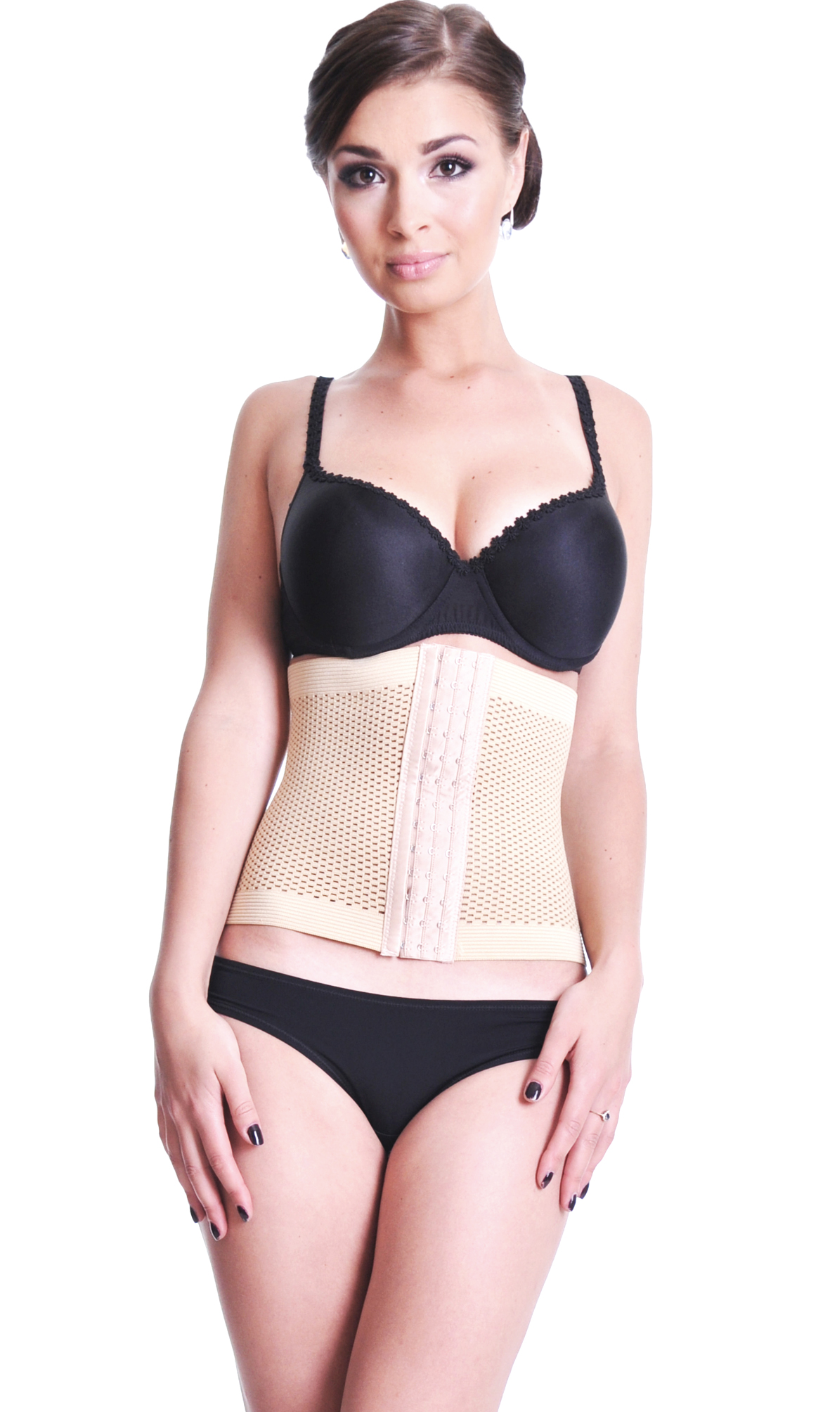 Orirose ®, Wytrzymały, sprężysty i oddychający pas wyszczuplający brzuch, modelujący tali, poporodowy z trzystopniową regulacją ucisku TUMMY belt - obrazek 23