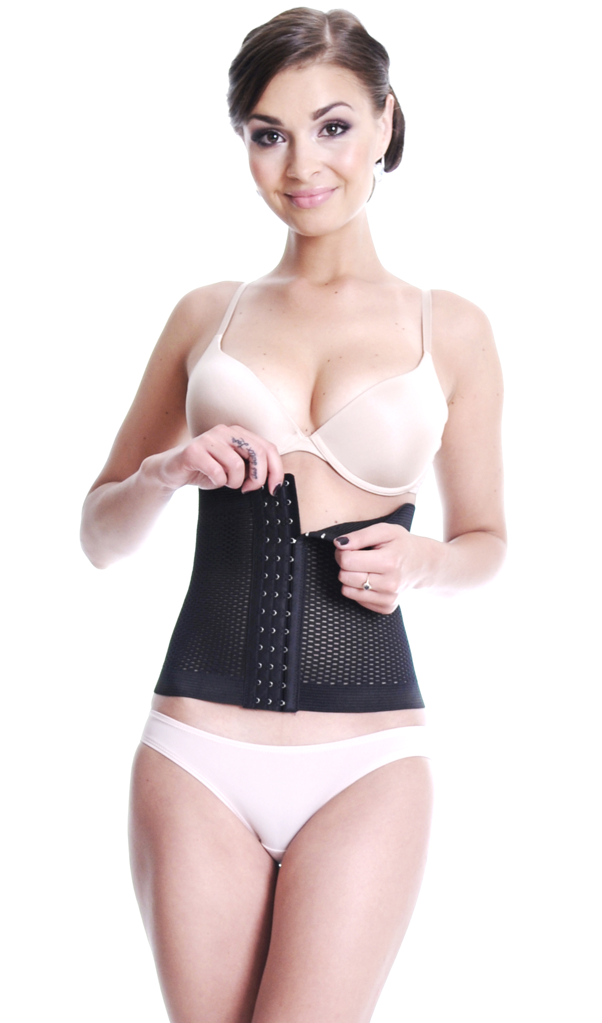 Orirose ®, Wytrzymały, sprężysty i oddychający pas wyszczuplający brzuch, modelujący tali, poporodowy z trzystopniową regulacją ucisku TUMMY belt - obrazek 29
