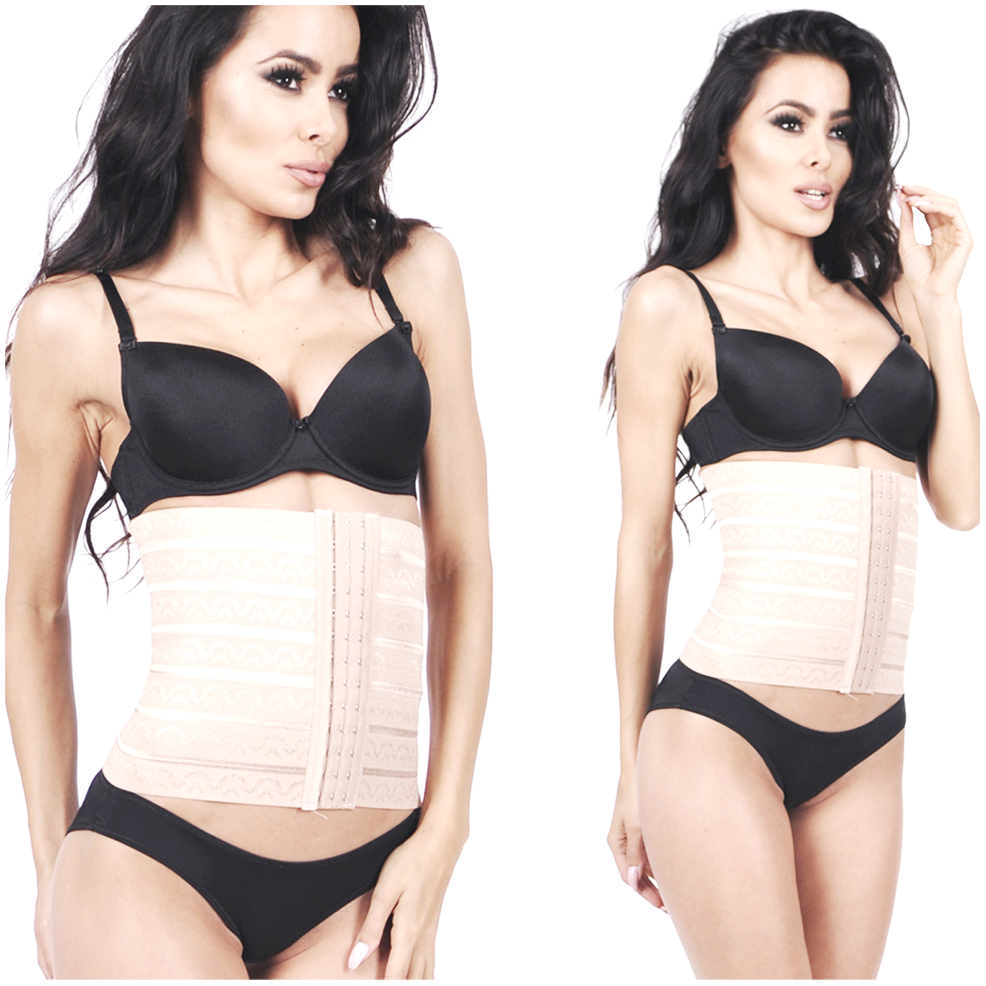 Orirose ®, mocno wyszczuplający brzuch, modelujący talię, nie zastąpiony po porodzie pas wyszczuplający z trzystopniowa regulacja ucisku slim SHAPE control - obrazek 26