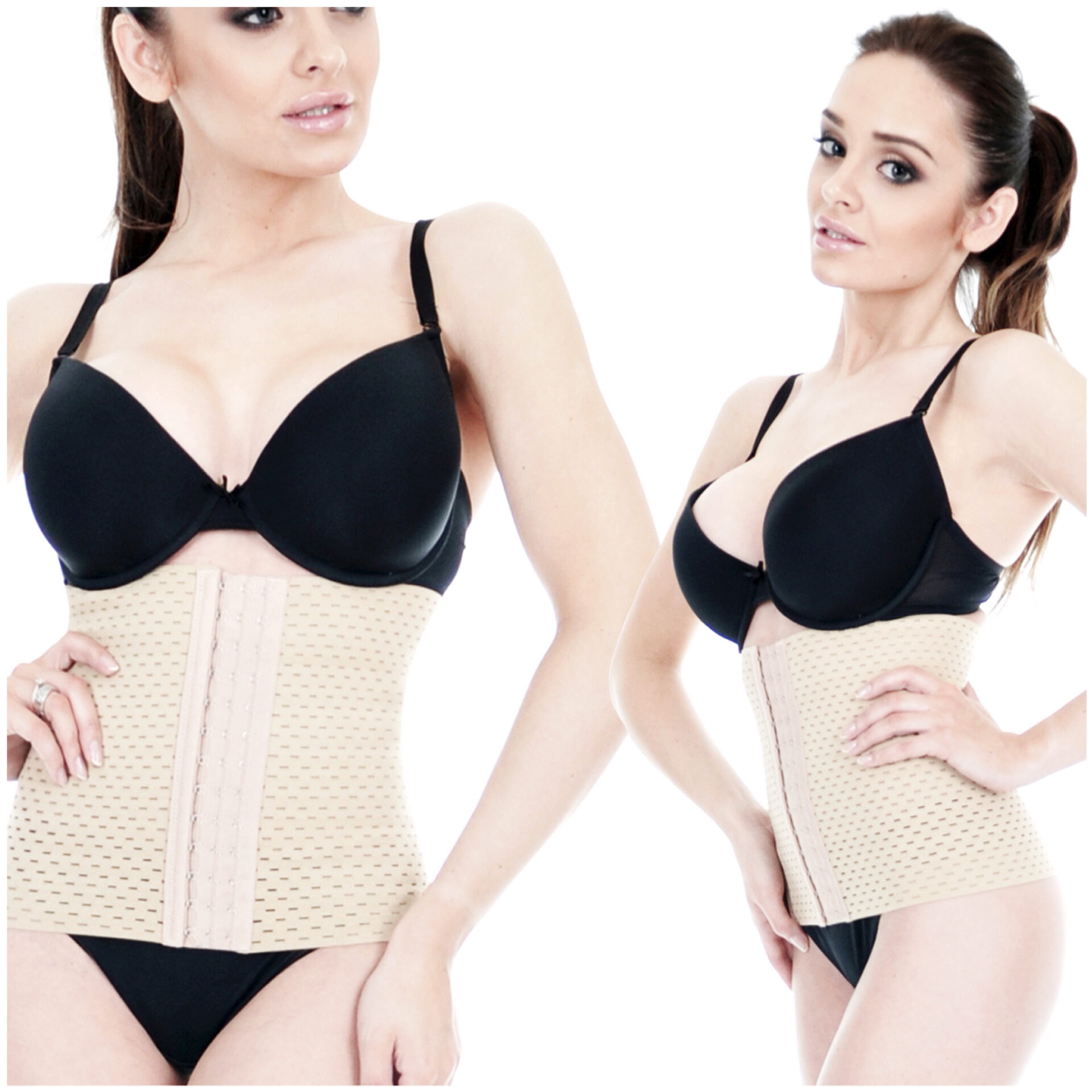 Orirose ®, wysoki, mocno wyszczuplający brzuch, modelujący talię, nie zastąpiony po porodzie pas wyszczuplający z trzystopniowa regulacja ucisku NEW BELLY shape