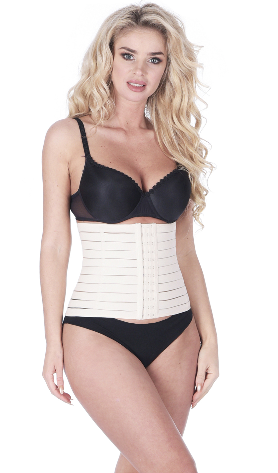 Orirose, pas mocno wyszczuplający brzuch, modelujący talię, z fiszbinami i trzystopniową regulacją ucisku TUMMY shape - obrazek 11