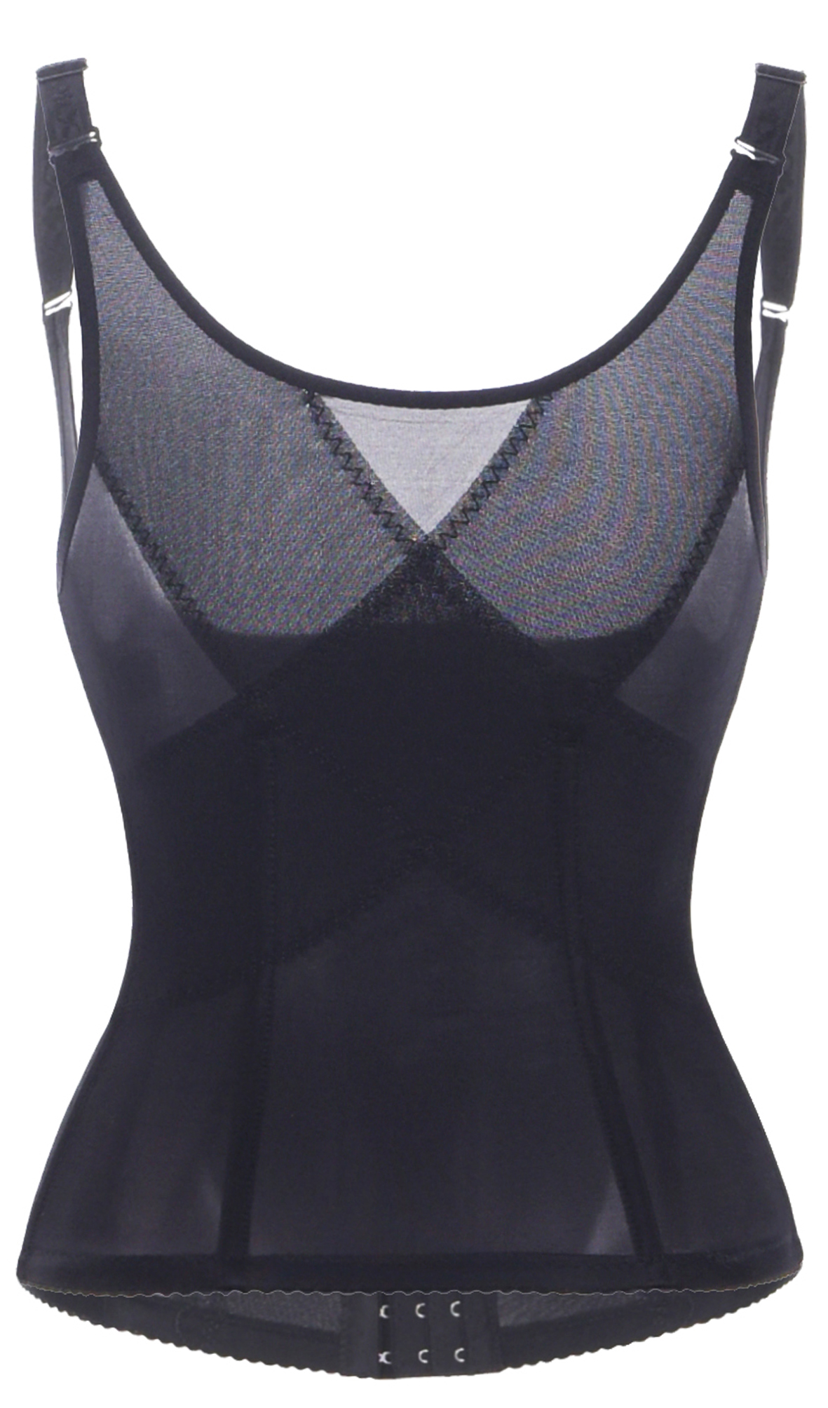 Orirose ® Gorset wyszczuplający górne i dolne partie brzucha, modelujący talię, prostujący plecy, ujędrniający biust z trzystopniową regulacją ucisku Sleek & slim - obrazek 4