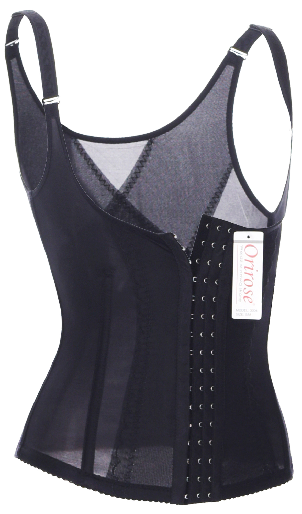 Orirose ® Gorset wyszczuplający górne i dolne partie brzucha, modelujący talię, prostujący plecy, ujędrniający biust z trzystopniową regulacją ucisku Sleek & slim - obrazek 6