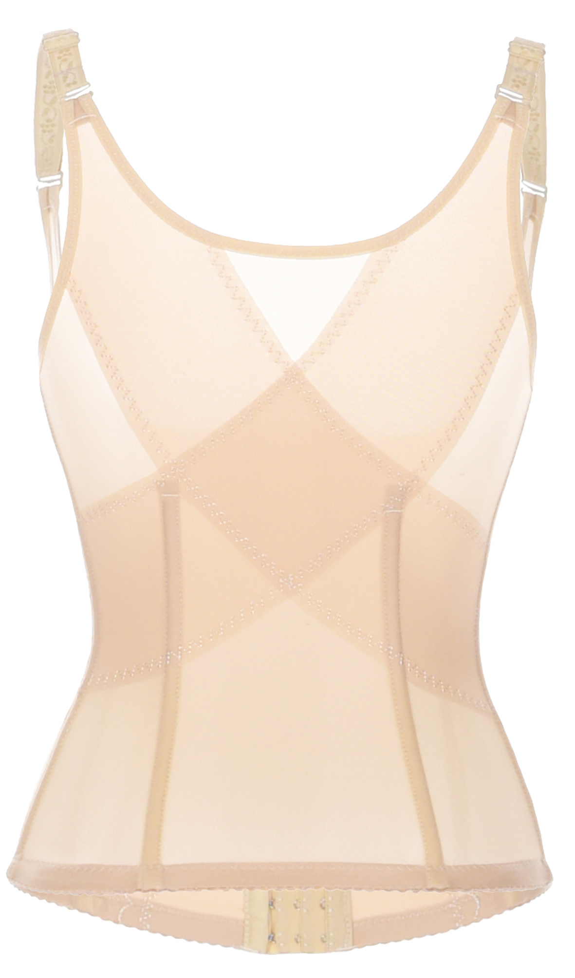 Orirose ® Gorset wyszczuplający górne i dolne partie brzucha, modelujący talię, prostujący plecy, ujędrniający biust z trzystopniową regulacją ucisku Sleek & slim - obrazek 16