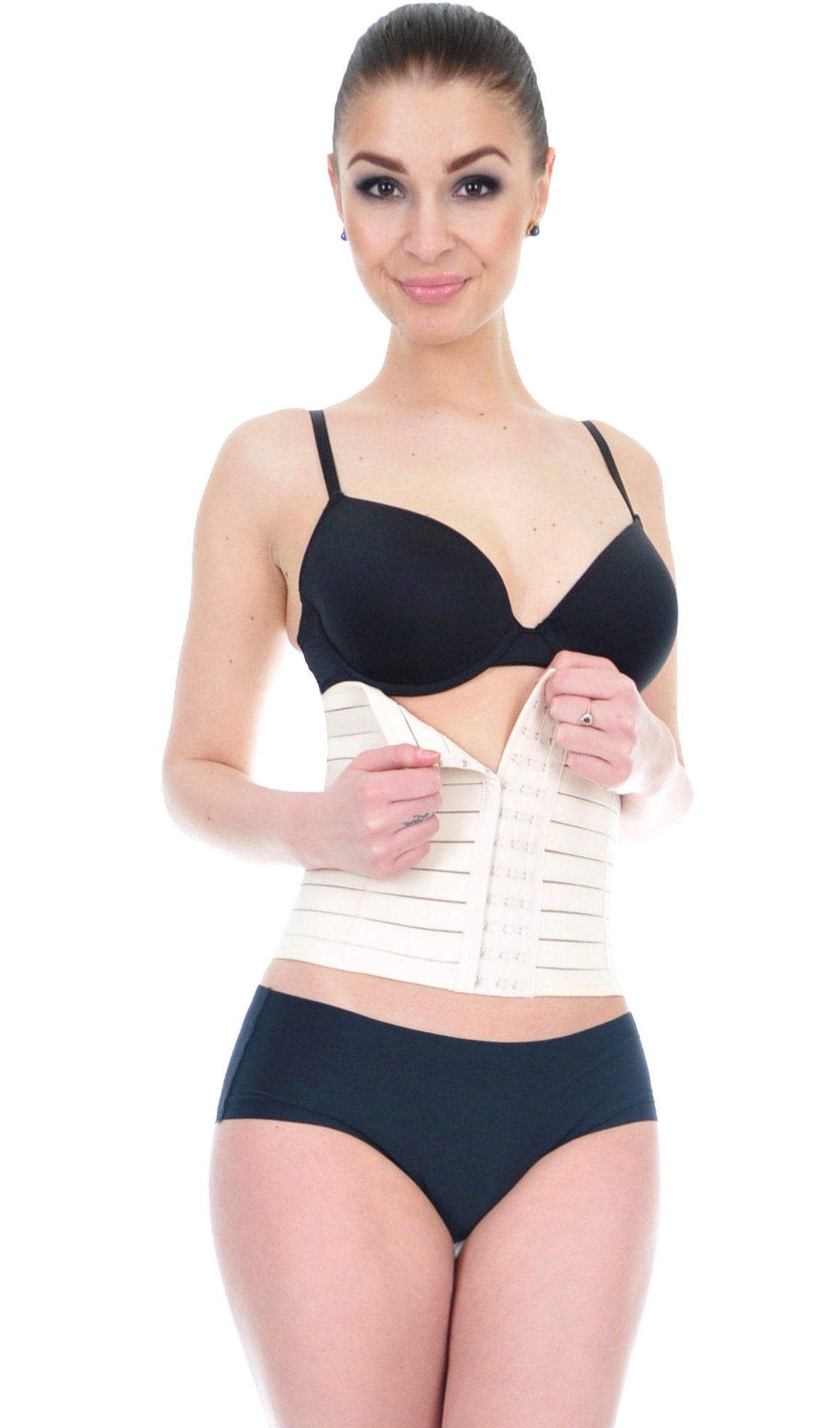 Orirose, pas mocno wyszczuplający brzuch, modelujący talię, z fiszbinami i trzystopniową regulacją ucisku TUMMY shape - obrazek 29