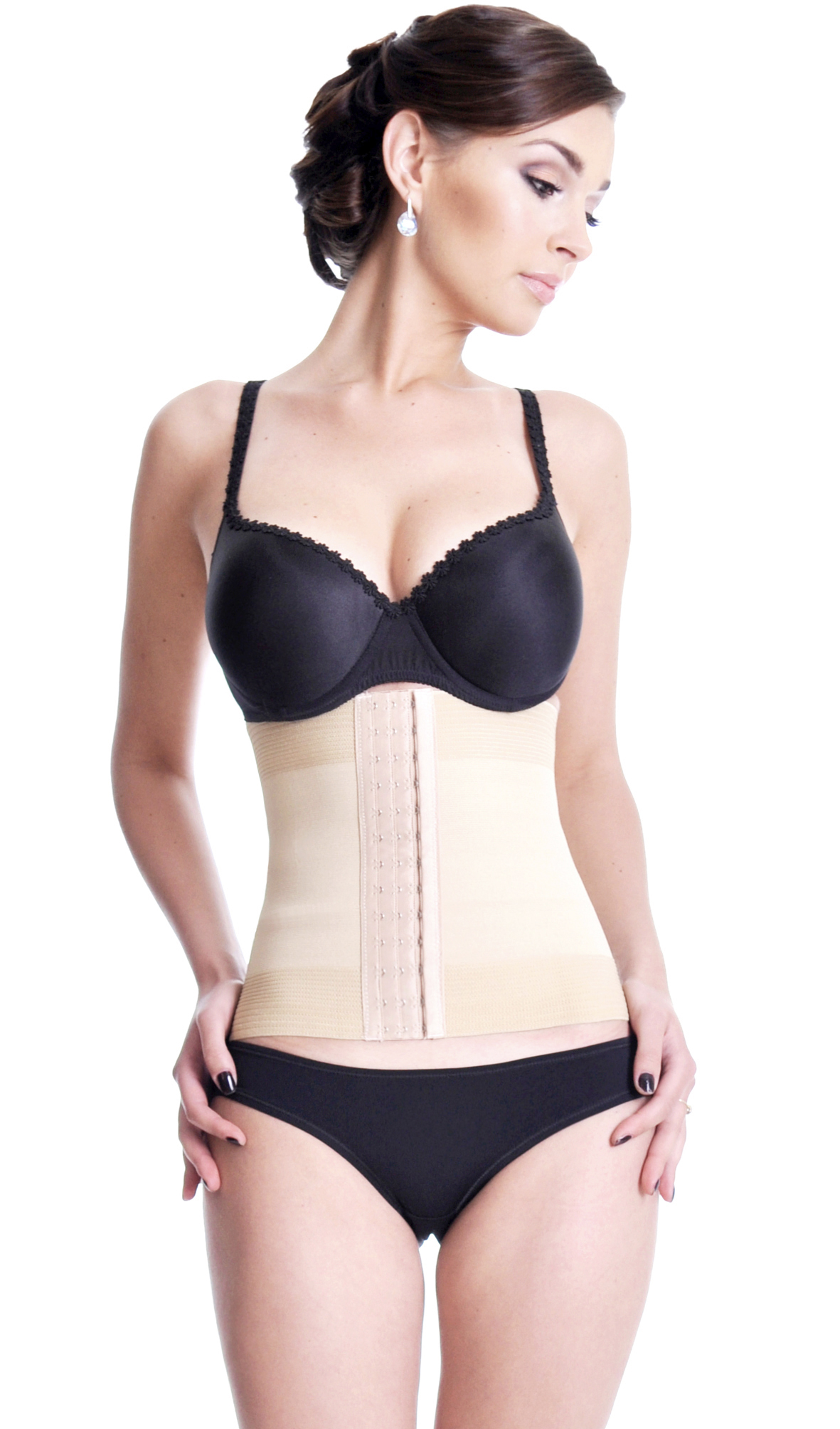Orirose ®, mocno wyszczuplający brzuch, modelujący talię, nie zastąpiony po porodzie pas wyszczuplający z trzystopniowa regulacja ucisku BELLY slim control - obrazek 18