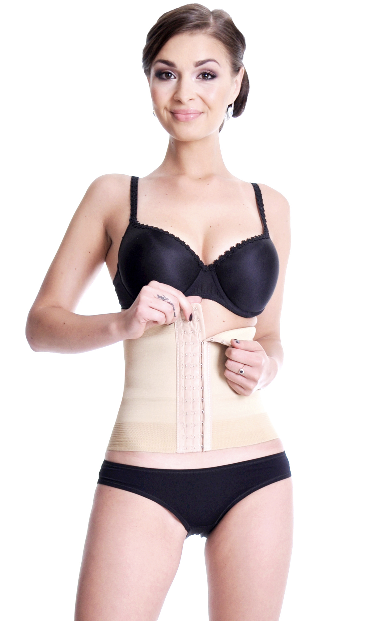 Orirose ®, mocno wyszczuplający brzuch, modelujący talię, nie zastąpiony po porodzie pas wyszczuplający z trzystopniowa regulacja ucisku BELLY slim control - obrazek 19