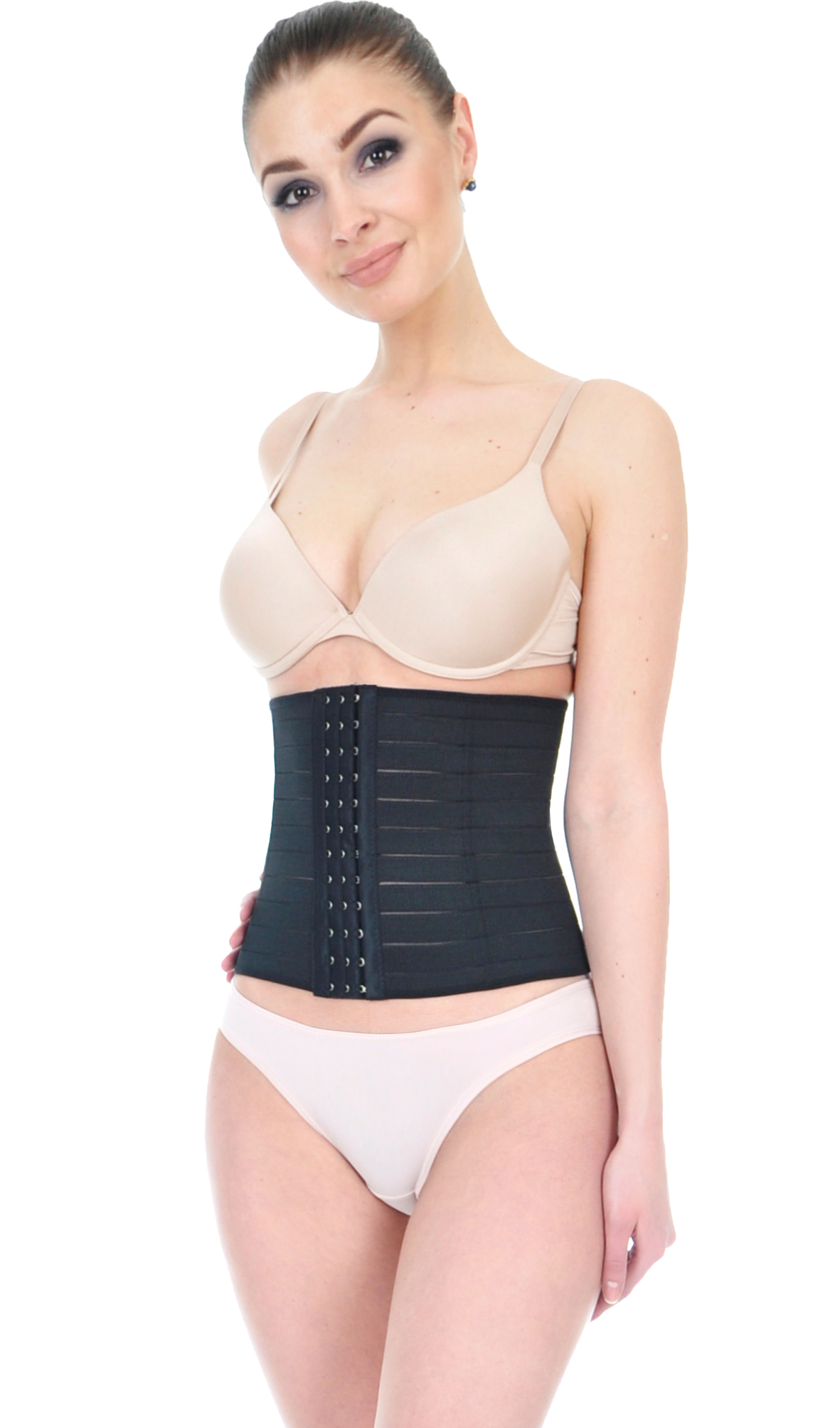 Orirose, pas mocno wyszczuplający brzuch, modelujący talię, z fiszbinami i trzystopniową regulacją ucisku TUMMY shape - obrazek 26