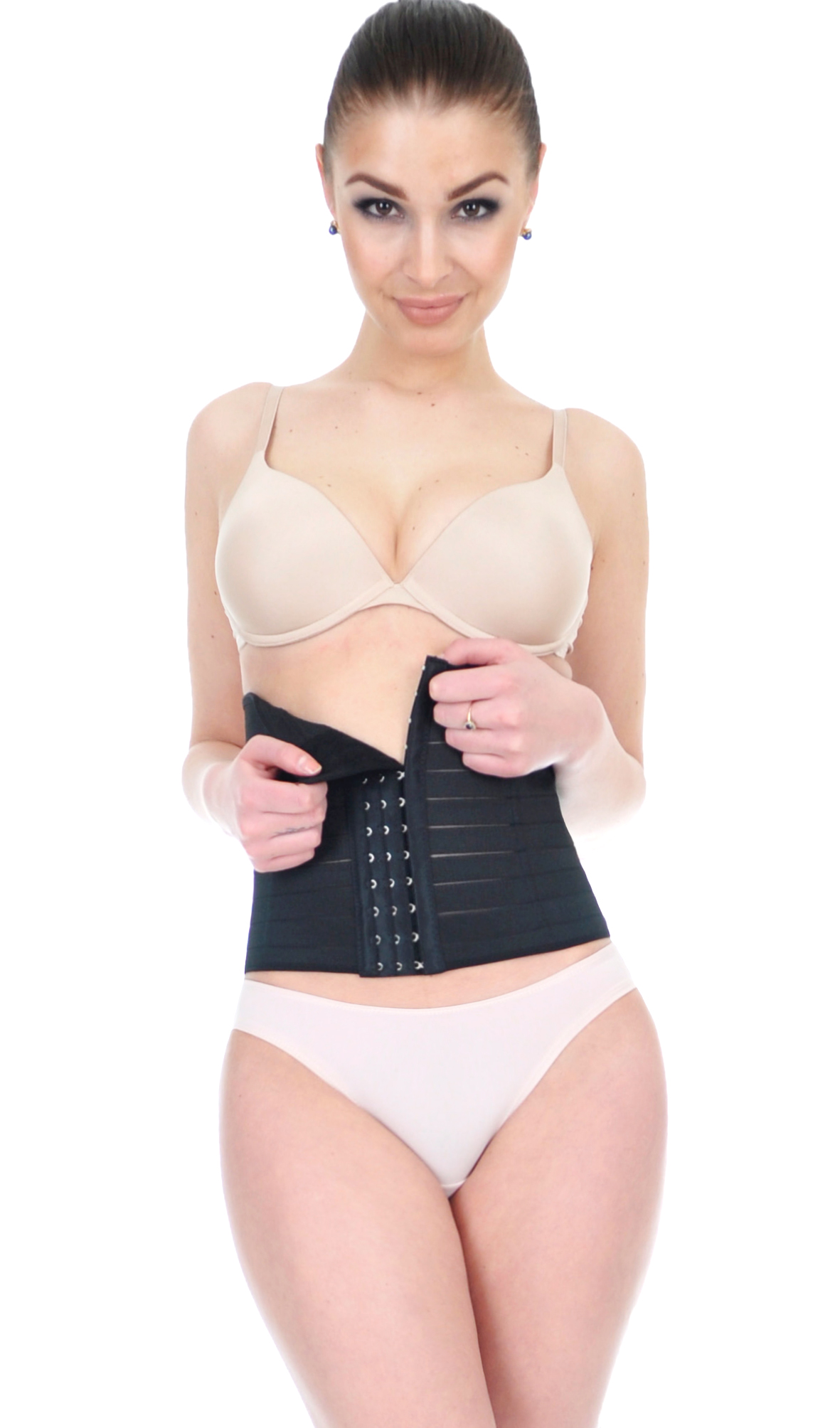 Orirose, pas mocno wyszczuplający brzuch, modelujący talię, z fiszbinami i trzystopniową regulacją ucisku TUMMY shape - obrazek 32