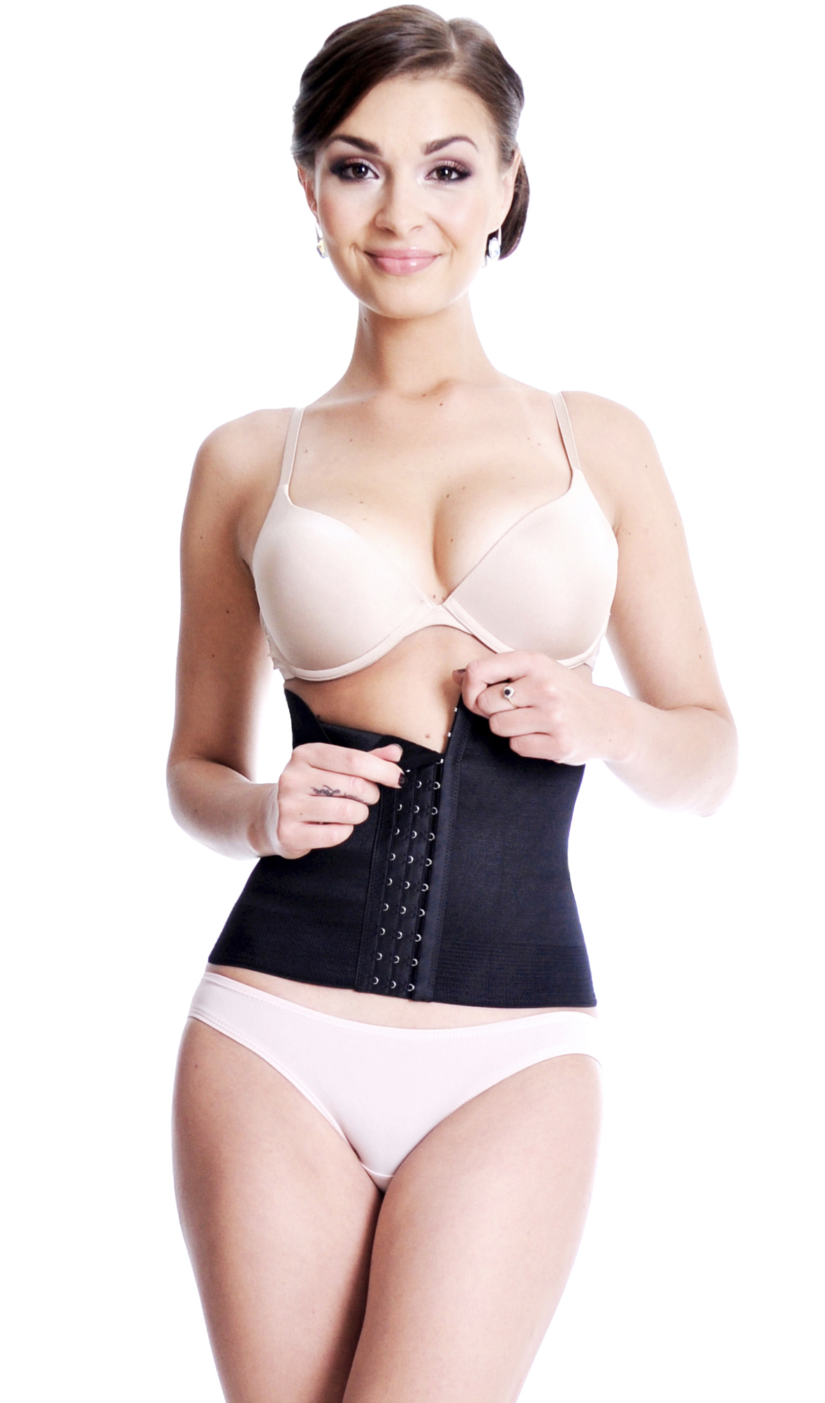 Orirose ®, mocno wyszczuplający brzuch, modelujący talię, nie zastąpiony po porodzie pas wyszczuplający z trzystopniowa regulacja ucisku BELLY slim control - obrazek 24