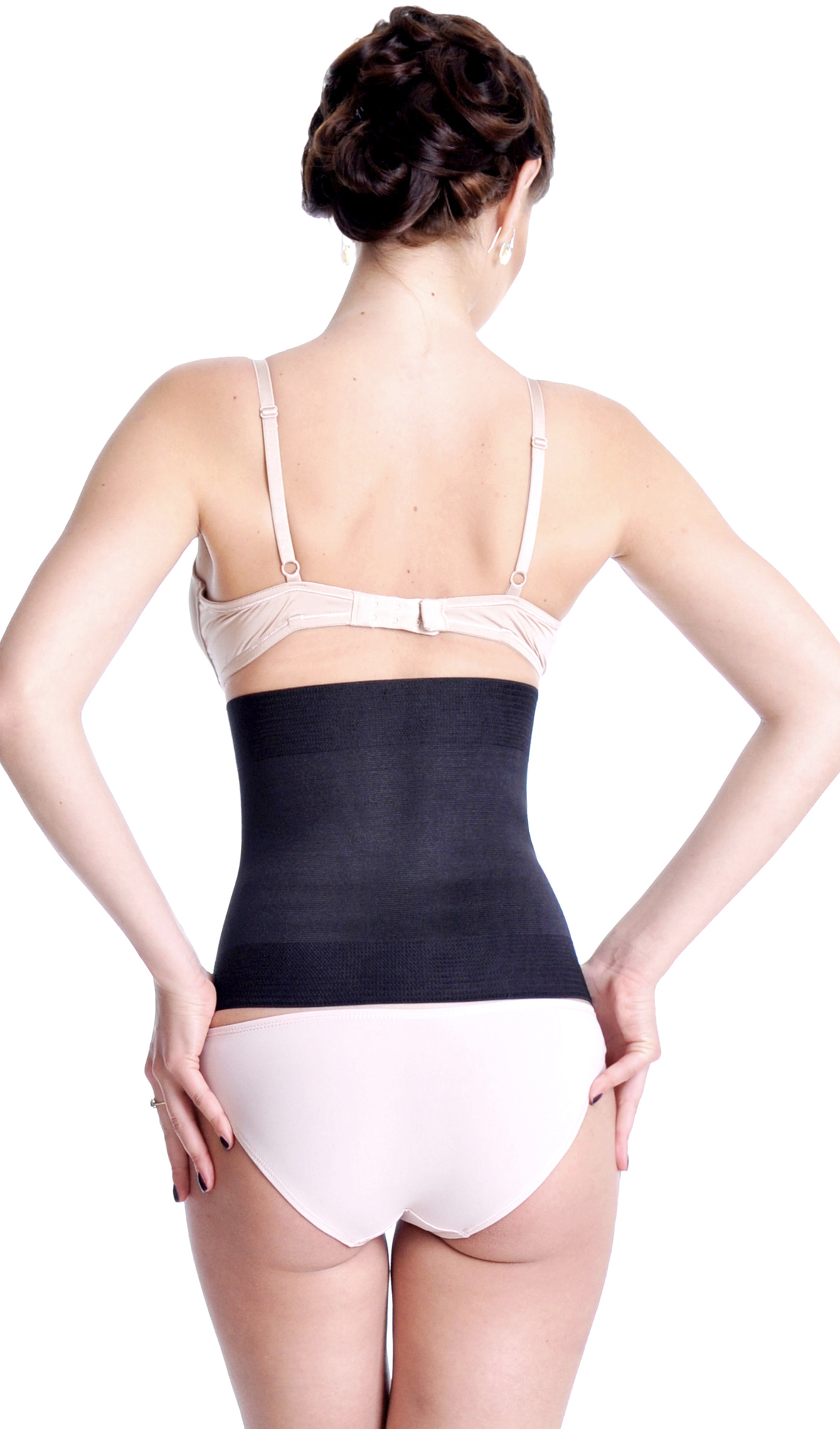 Orirose ®, mocno wyszczuplający brzuch, modelujący talię, nie zastąpiony po porodzie pas wyszczuplający z trzystopniowa regulacja ucisku BELLY slim control - obrazek 27