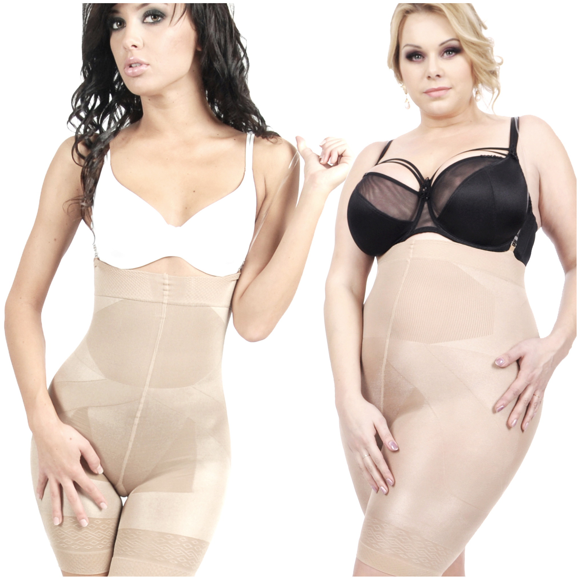 Orirose ®, Włoski gorset wyszczuplający i modelujący talię, brzuch, biodra, ujędrniający pośladki, wygładzający uda z ramiączkami silikonowymi SLIM straps - obrazek 26