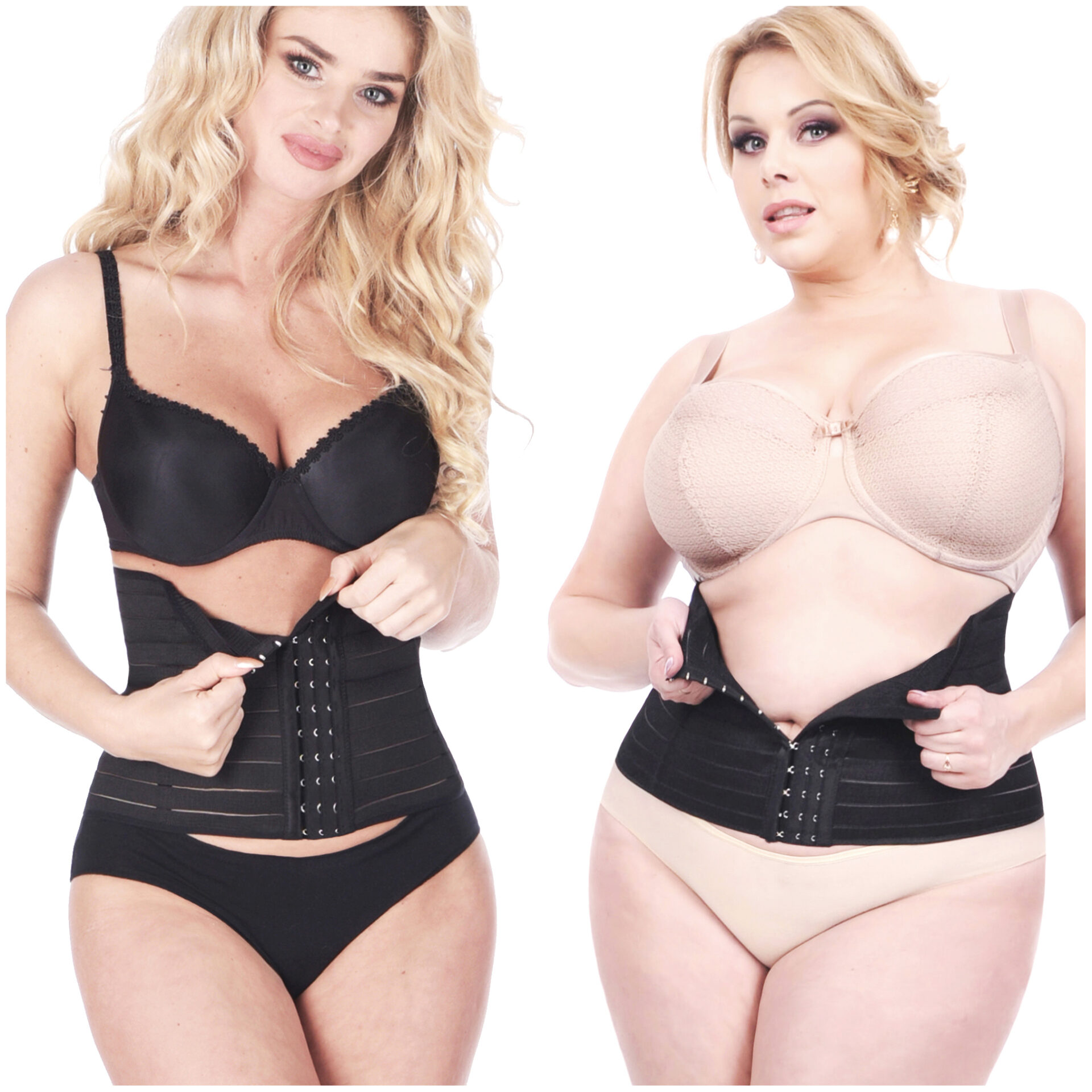 Orirose, pas mocno wyszczuplający brzuch, modelujący talię, z fiszbinami i trzystopniową regulacją ucisku TUMMY shape