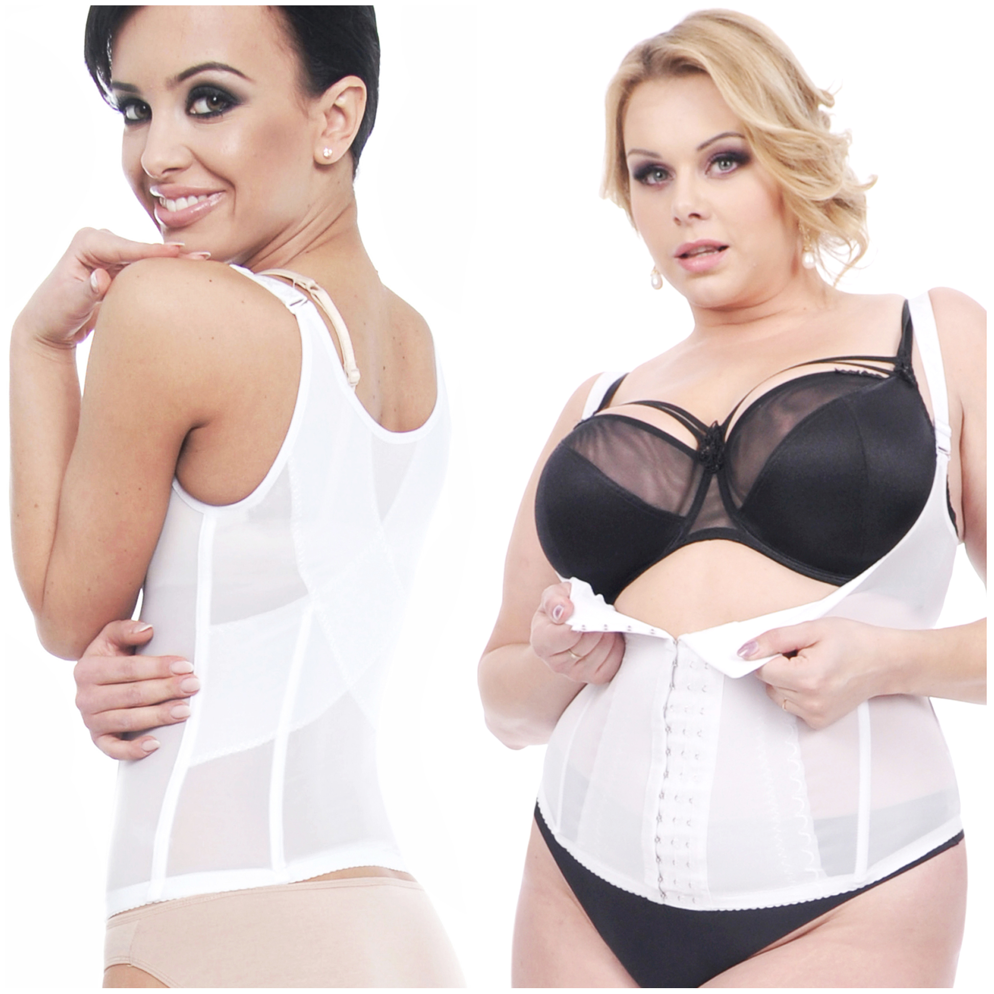 Orirose ® Gorset wyszczuplający górne i dolne partie brzucha, modelujący talię, prostujący plecy, ujędrniający biust z trzystopniową regulacją ucisku Sleek & slim - obrazek 22