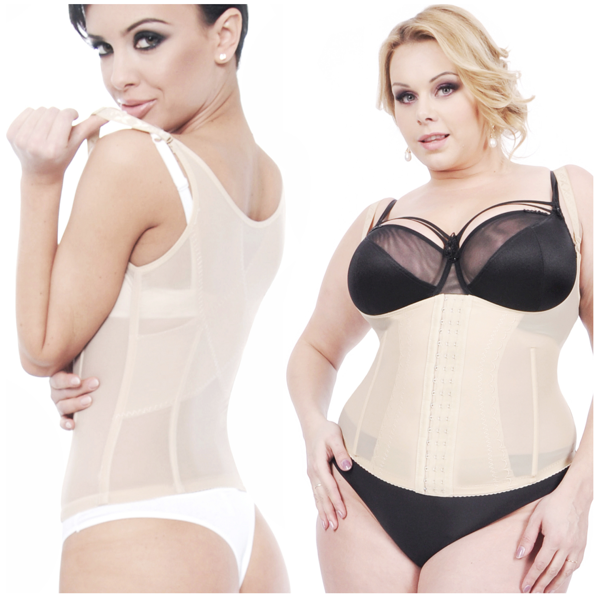 Orirose ® Gorset wyszczuplający górne i dolne partie brzucha, modelujący talię, prostujący plecy, ujędrniający biust z trzystopniową regulacją ucisku Sleek & slim - obrazek 21