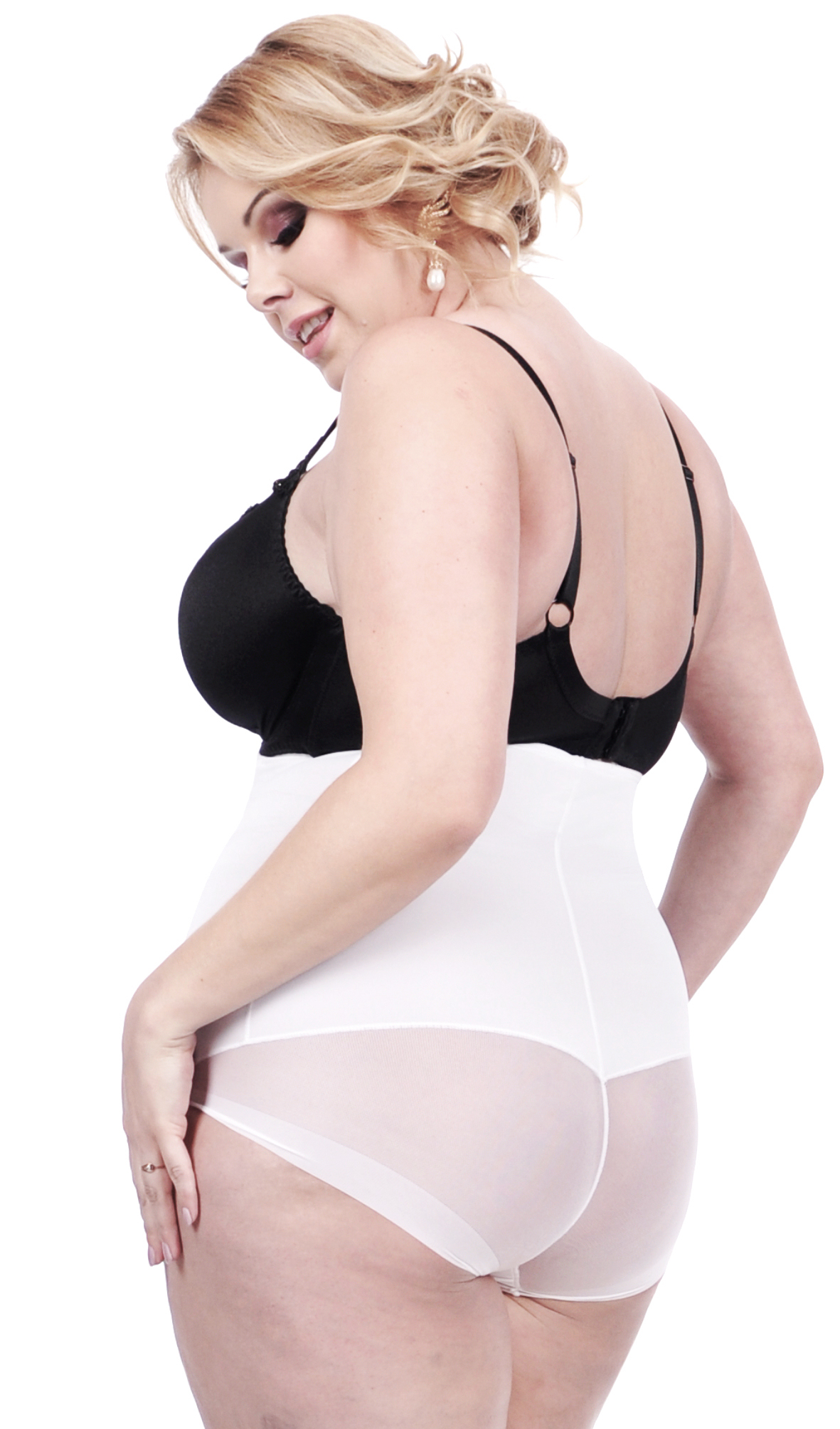 Orirose ®, Delikatnie i równomiernie opinające, wyszczuplające dolne i górne partie brzucha, modelujące talię i kształtujące pośladki figi o wysokim stanie z silikonem antyrolującym. FIGI talia reduction - obrazek 34