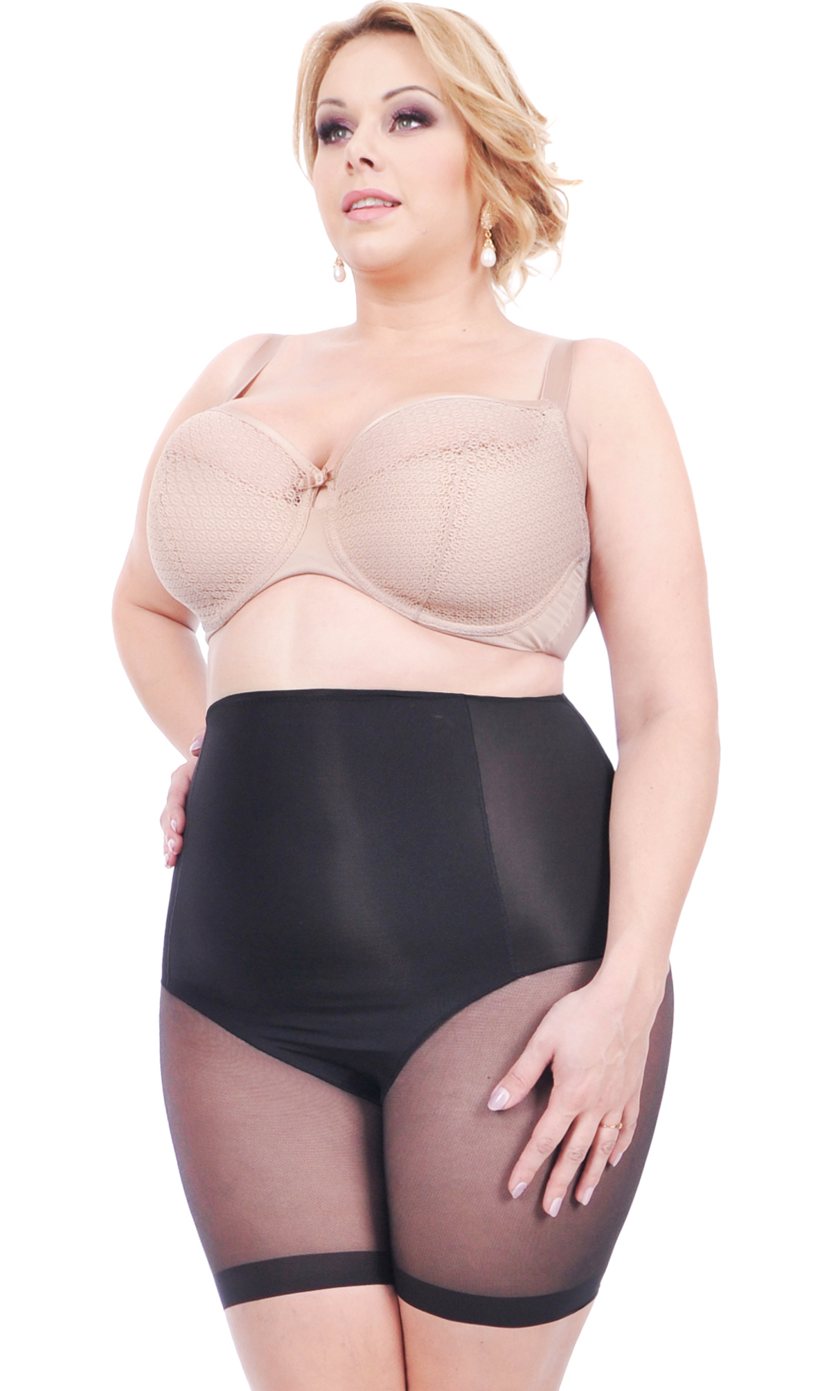 Orirose ®, Wysokie, wyszczuplające górne i dolne partie brzucha, modelujące talię, wygładzające linię bioder, kształtujące pośladki z antycellulitowymi i ujędrniającymi uda nogawkami Slim reduction - obrazek 21