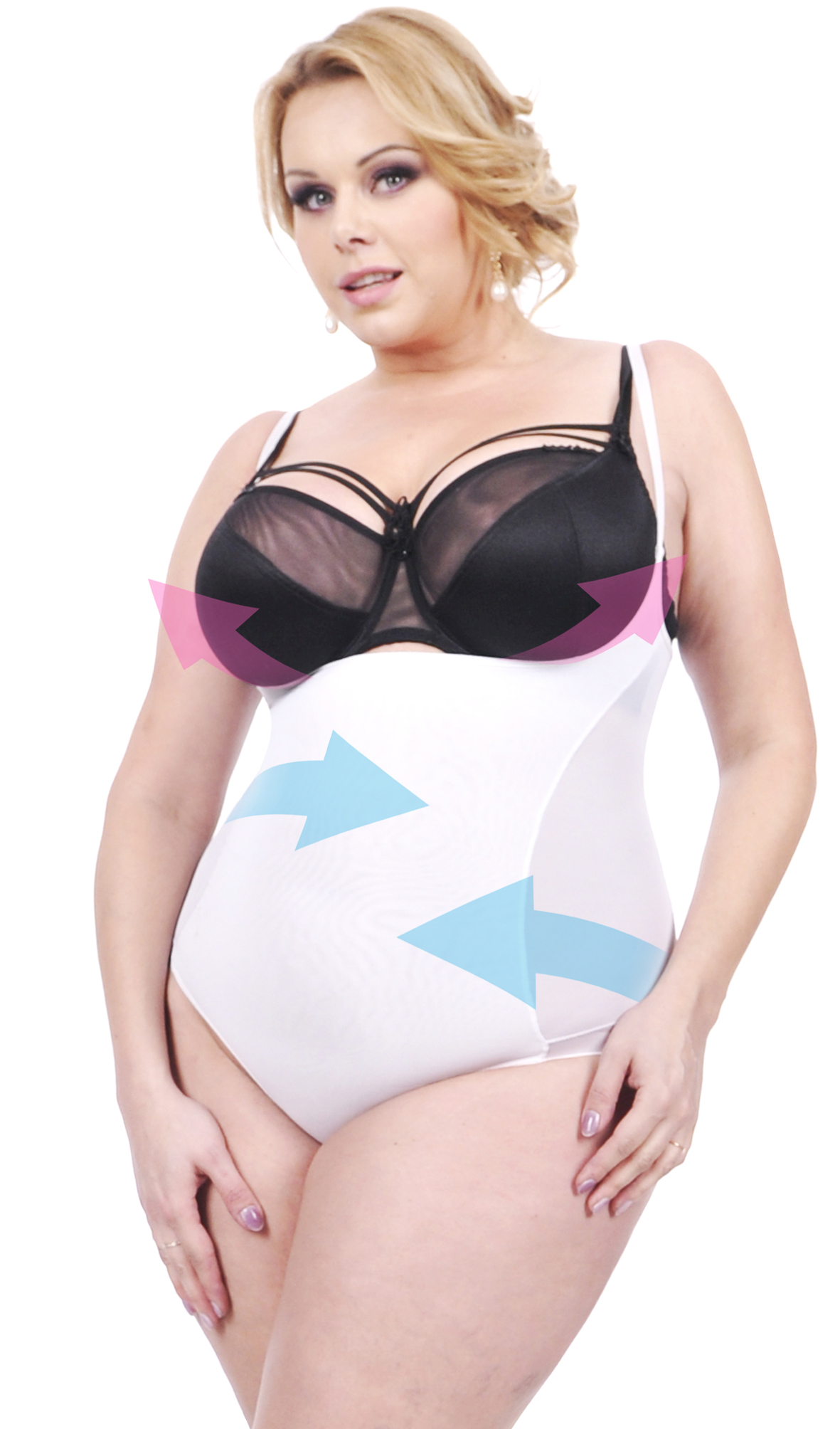 Orirose ® ultracienkie, wyszczuplające dolne i górne partie brzucha, modelujące talię, wygładzające linię bioder oraz kształtujące pośladki Body Optimal Reduction SIZE PLUS - obrazek 23