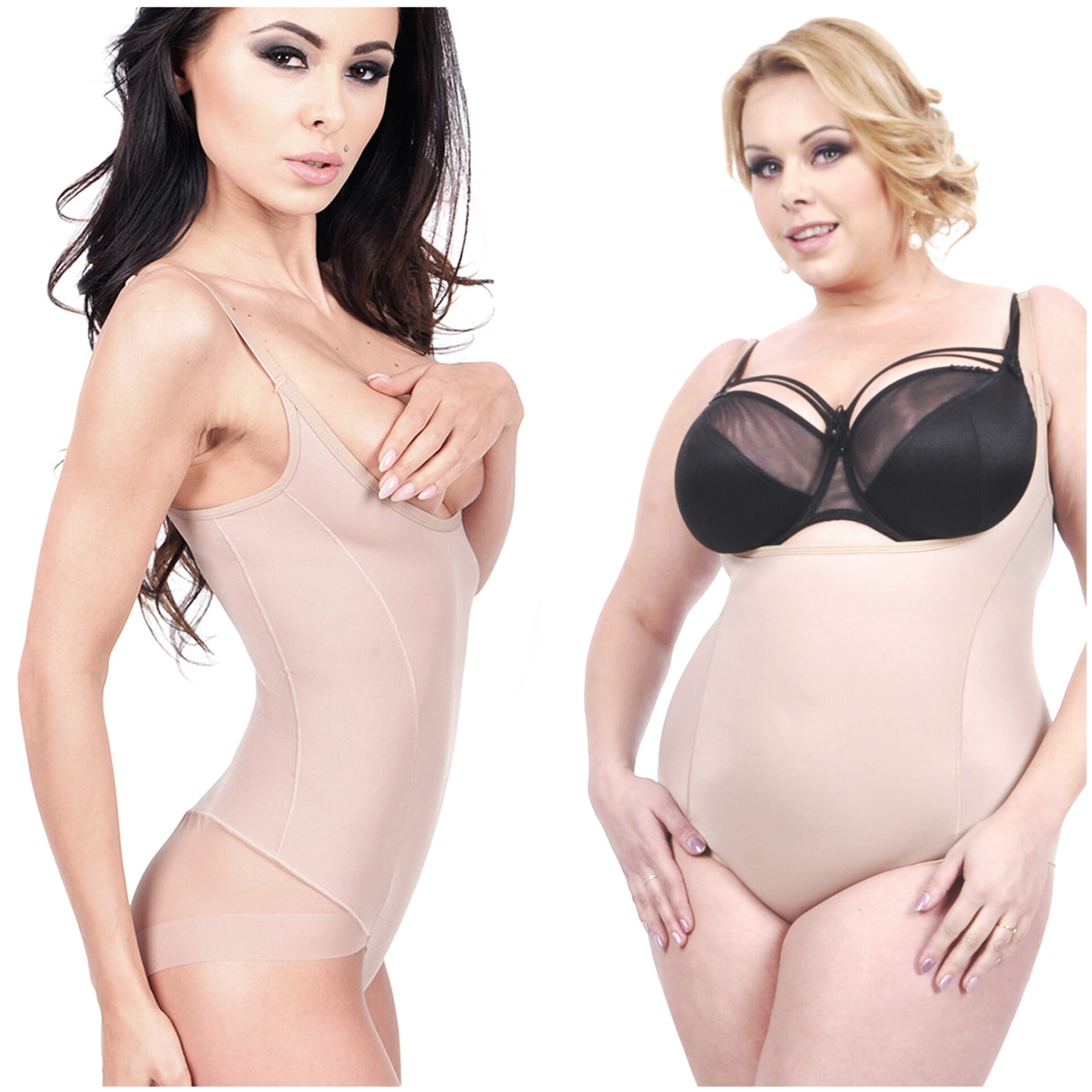 Orirose ® ultracienkie, wyszczuplające dolne i górne partie brzucha, modelujące talię, wygładzające linię bioder oraz kształtujące pośladki Body Optimal Reduction SIZE PLUS