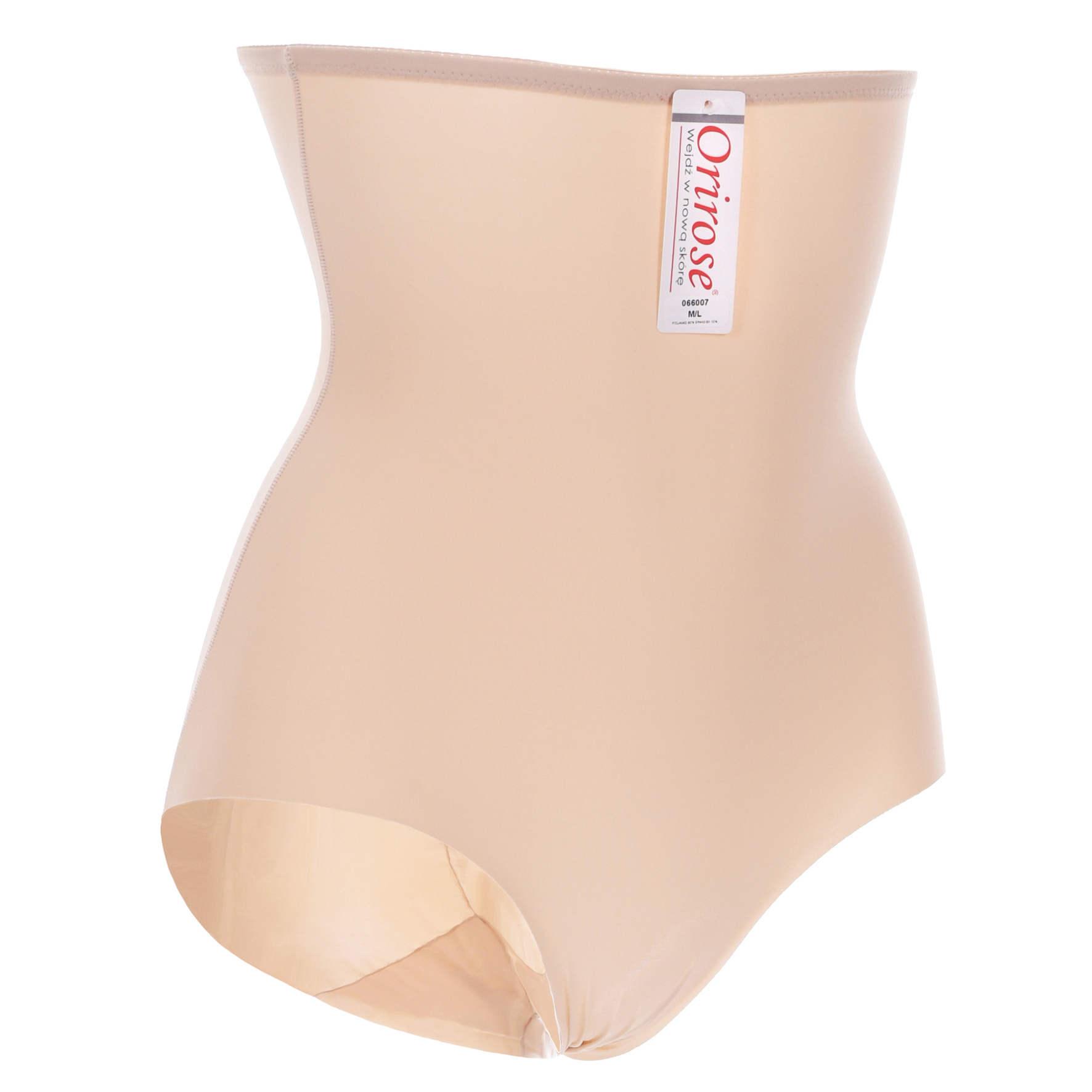 Orirose ® Wysokie, wykończone laserowo, z silikonem antyrolującym, wyszczuplające górne i dolne partie brzucha, wygładzające linię talii i bioder, ujędrniające pośladki Figi SATIN high - obrazek 14